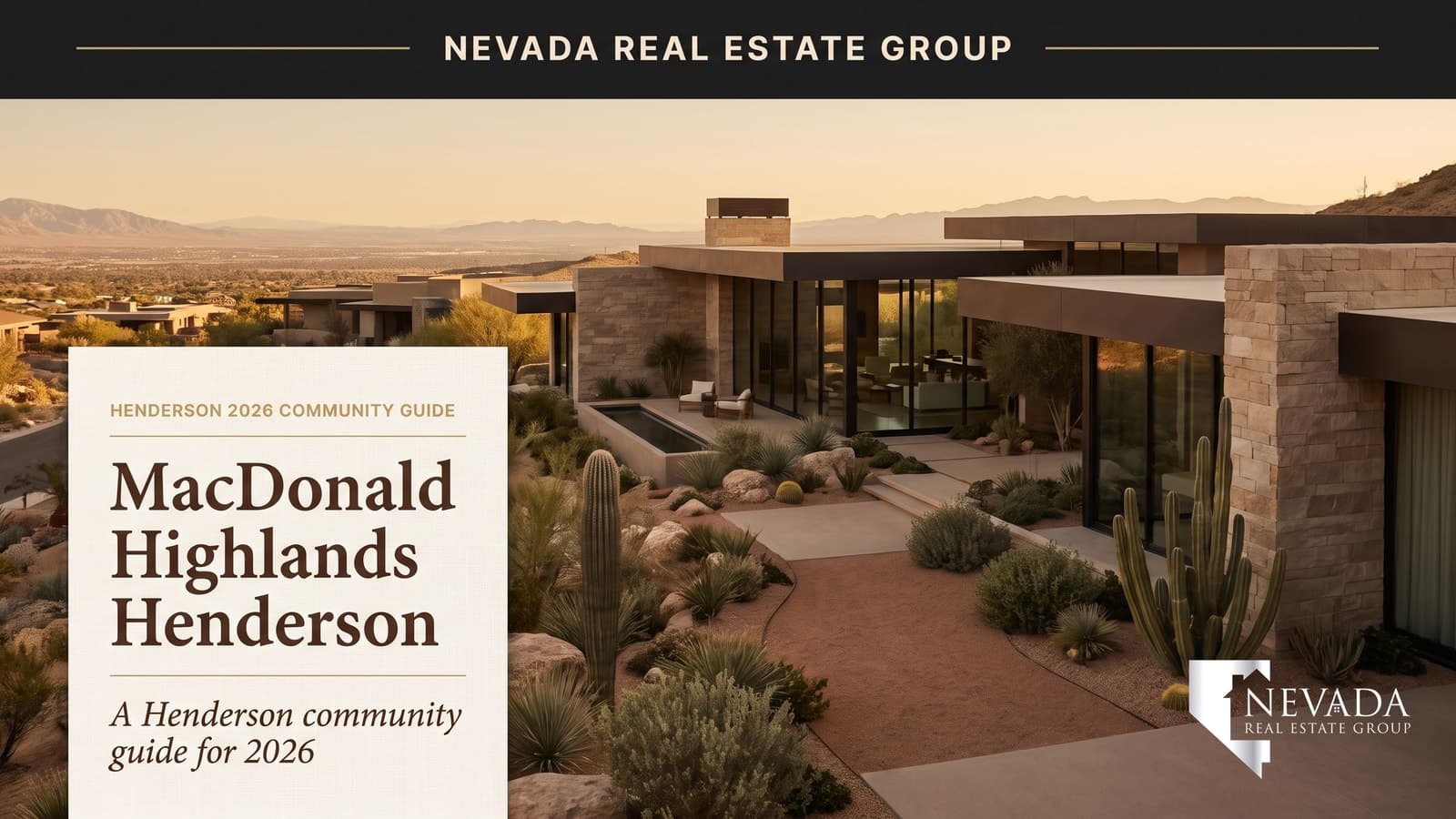 MacDonald Highlands Henderson: Pricing & Lifestyle Guide 2026